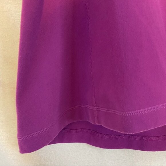 Lululemon Ladies Tank Size  10 Plum with Grey Heather trim - Picture 4 of 9